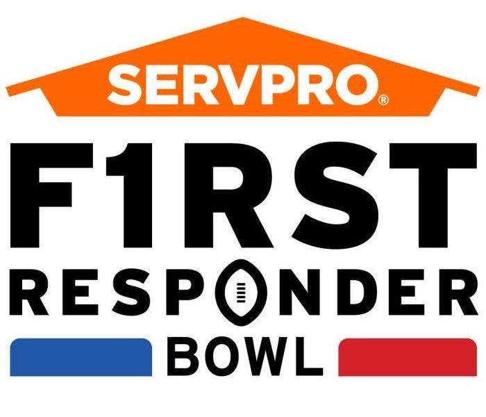 The Orange Servpro logo for the First Responder Bowel